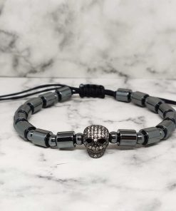 hematiet skull zwart schuifarmband 1 e1548253098220