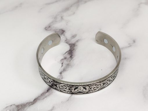 Mei's Viking armband | Viking with Knots | zilver zwart - Afbeelding 7