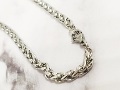 Mei's Lacy ketting | Doomhammer | Stainless Steel | zilver - Afbeelding 4