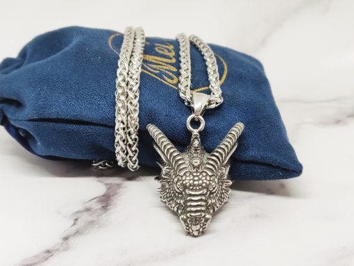 Mei's Viking ketting | The Dragon | Stainless Steel | zilver - Afbeelding 8