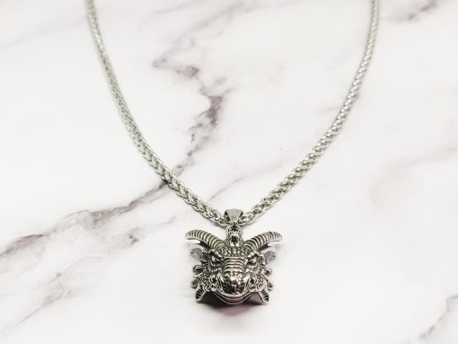 Mei's Viking ketting | The Dragon | Stainless Steel | zilver - Afbeelding 2