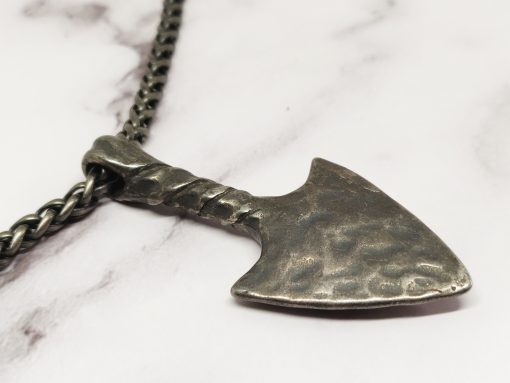 Mei's Viking ketting | Valknut Arrow | Stainless Steel | zwart / goud - Afbeelding 5