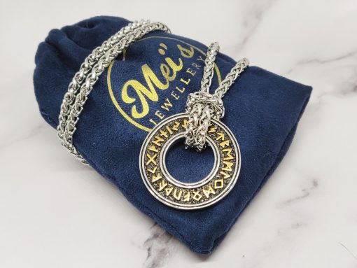 Mei's Viking ketting | Rune Coin | Stainless Steel | goud / zilver / zwart