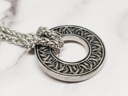 Mei's Viking ketting | Rune Coin | Stainless Steel | goud / zilver / zwart - Afbeelding 5