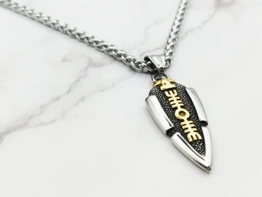 Mei's Viking ketting | Spear of Awe | Stainless Steel | zilver / goud - Afbeelding 3