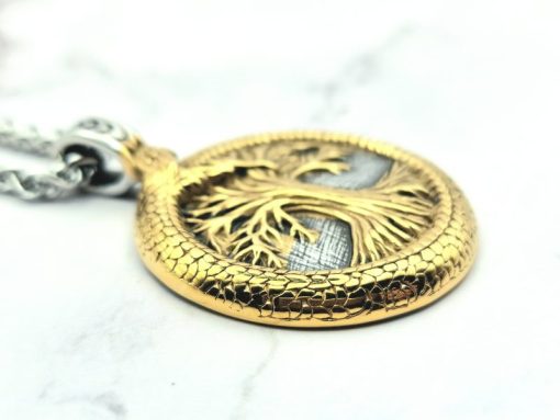 Mei's Viking ketting | Serpent's Tree | Stainless Steel | goud / zilver - Afbeelding 6