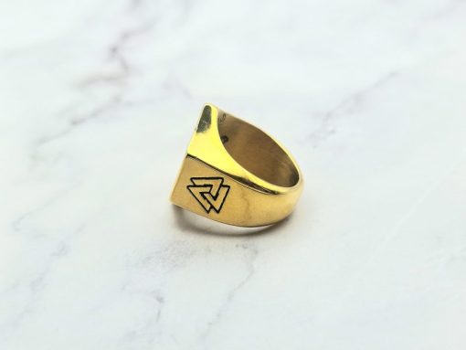 Mei's Viking ring | Golden Mystic Ring | Stainless Steel | goud - Afbeelding 4