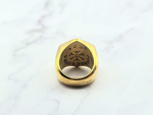 Mei's Viking ring | Golden Mystic Ring | Stainless Steel | goud - Afbeelding 7