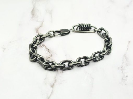 Mei's Chained armband | Dynamic Link | Stainless Steel | zilver / grijs - Afbeelding 7