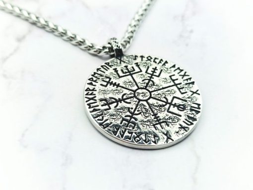 Mei's Viking ketting | Power of Hel | Stainless Steel | zilver / grijs - Afbeelding 4