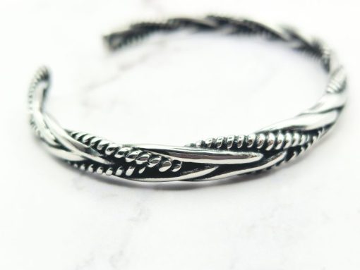 Silver Braided 4