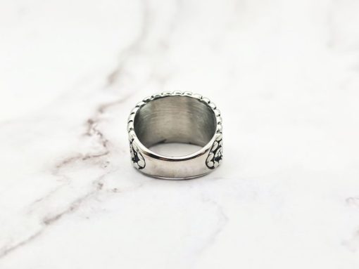 Mei's Viking ring | Nordic Shield | Stainless Steel | zilver / goud - Afbeelding 9