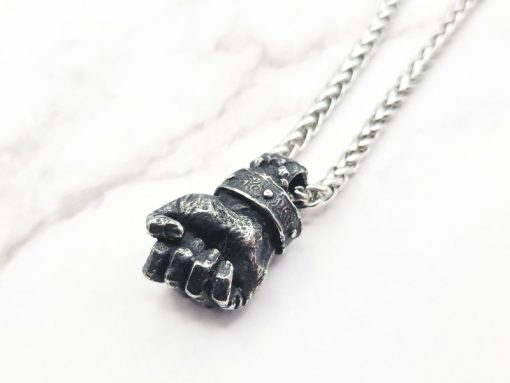 Mei's Viking ketting | Steel Strong | Stainless Steel | zilver - Afbeelding 4