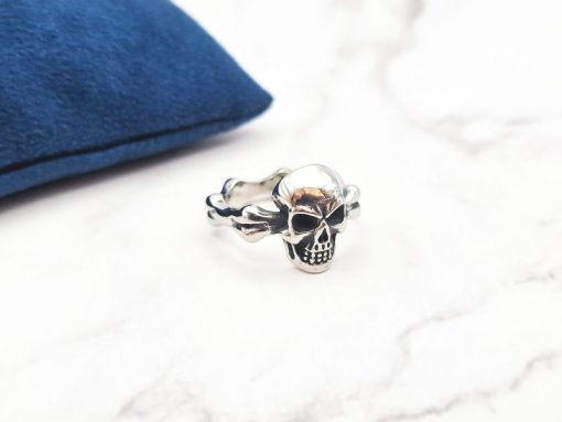 Mei's Lacy ring | Skull Bound | Stainless Steel | zilver