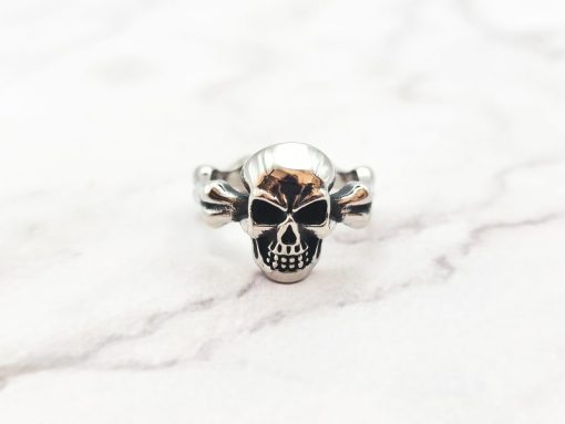 Mei's Lacy ring | Skull Bound | Stainless Steel | zilver - Afbeelding 3